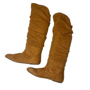 Women's Tan Slouch Boots